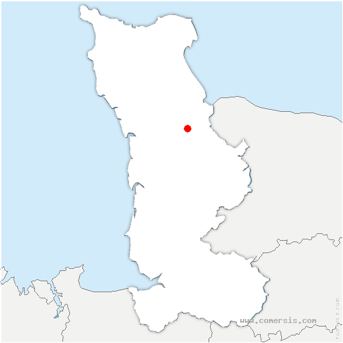 carte de localisation de Saint-Georges-de-Bohon
