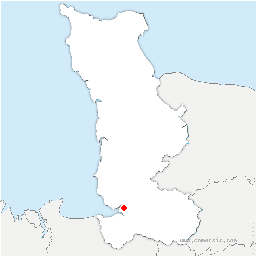 carte de localisation de Saint-Martin-des-Champs