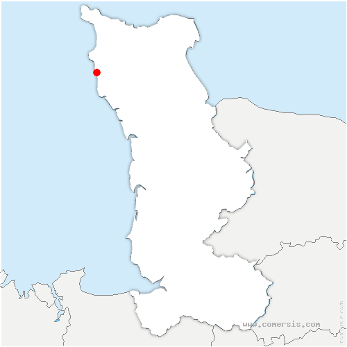 carte de localisation de Surtainville