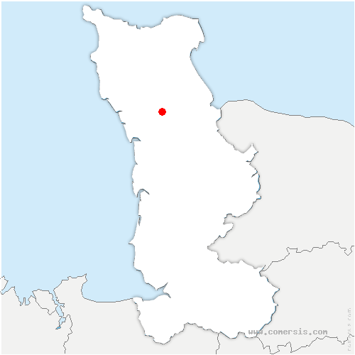 carte de localisation de Vindefontaine