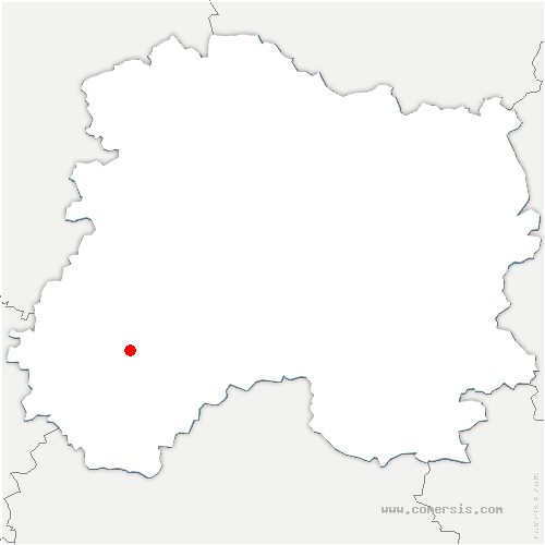 carte de localisation d'Allemant