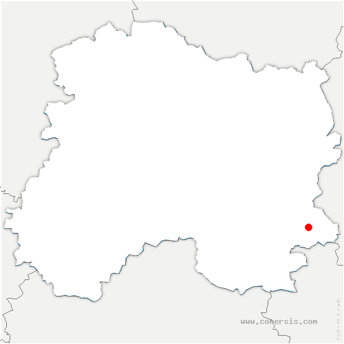 carte de localisation d'Arconville