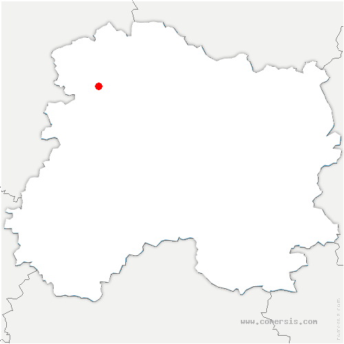 carte de localisation de Aubilly
