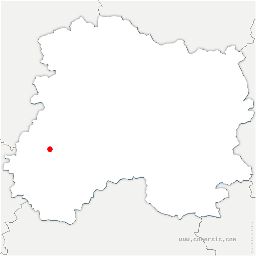 carte de localisation de Bannay