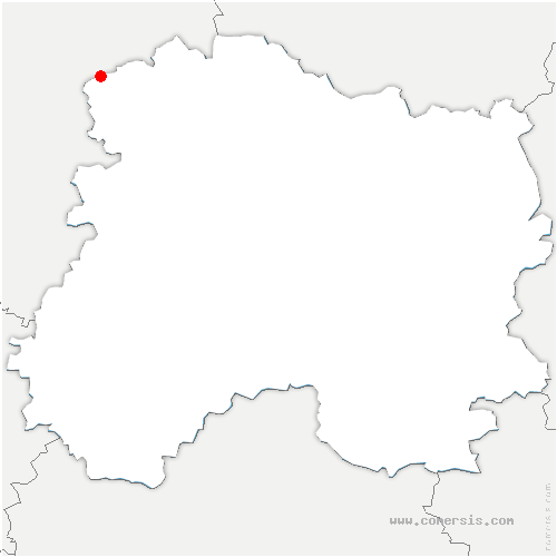 carte de localisation de Baslieux-lès-Fismes
