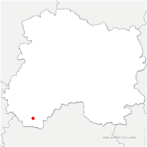 carte de localisation de Baudement