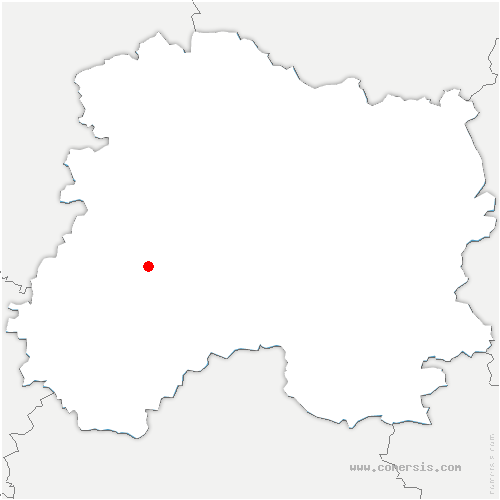 carte de localisation de Beaunay