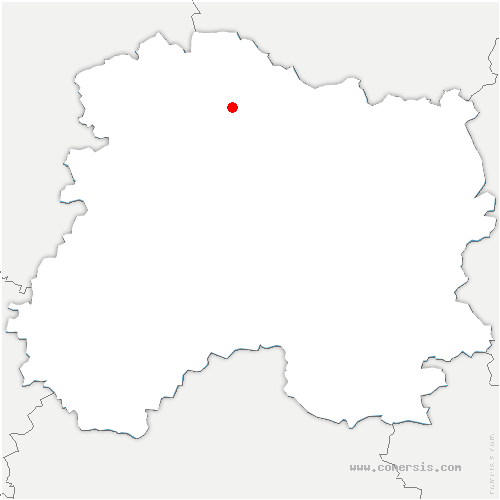 carte de localisation de Beine-Nauroy