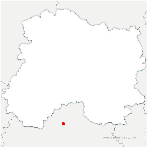 carte de localisation de Bernon