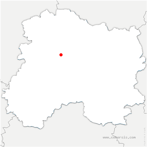 carte de localisation de Bisseuil