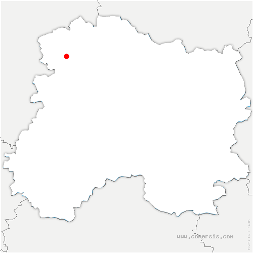 carte de localisation de Bouleuse
