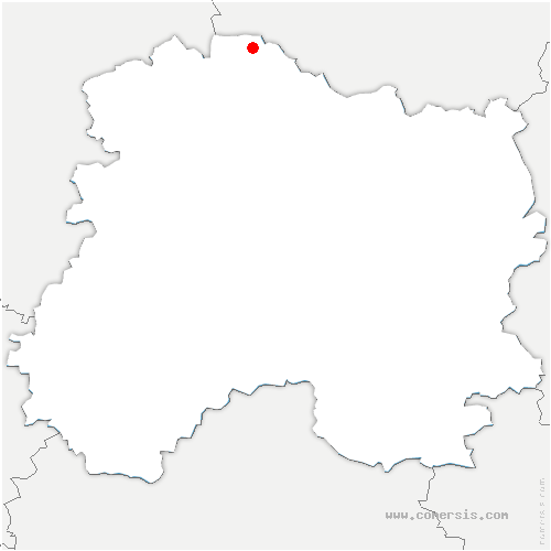 carte de localisation de Boult-sur-Suippe