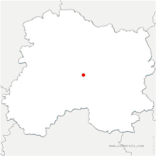 carte de localisation de Bouranton