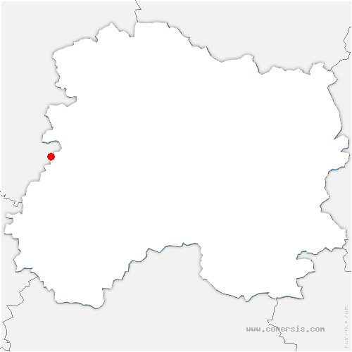 carte de localisation de Bourdenay