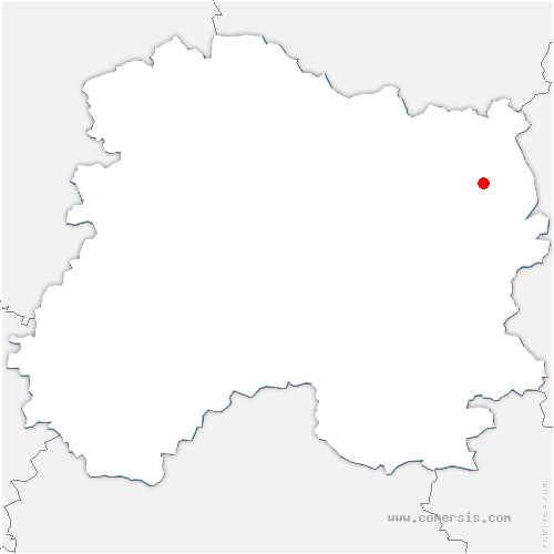carte de localisation de Braux-Sainte-Cohière