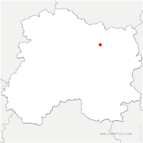 carte de localisation de Braux