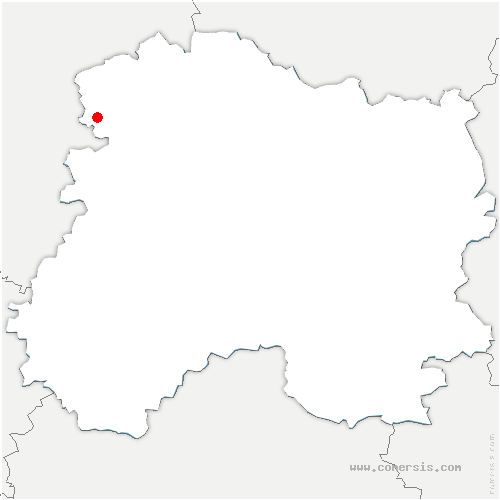 carte de localisation de Brouillet