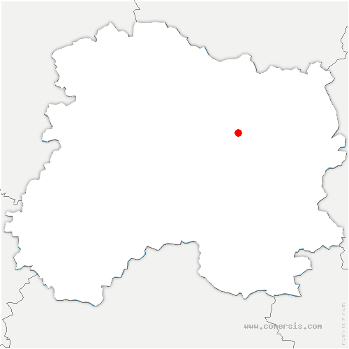 carte de localisation de Bussy-le-Château