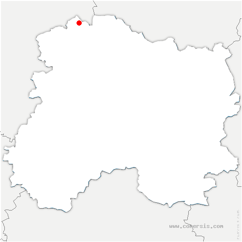 carte de localisation de Cauroy-lès-Hermonville