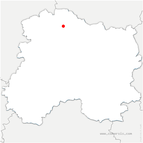 carte de localisation de Cernay-lès-Reims