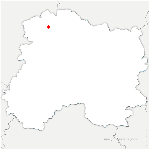 carte de localisation de Champigny