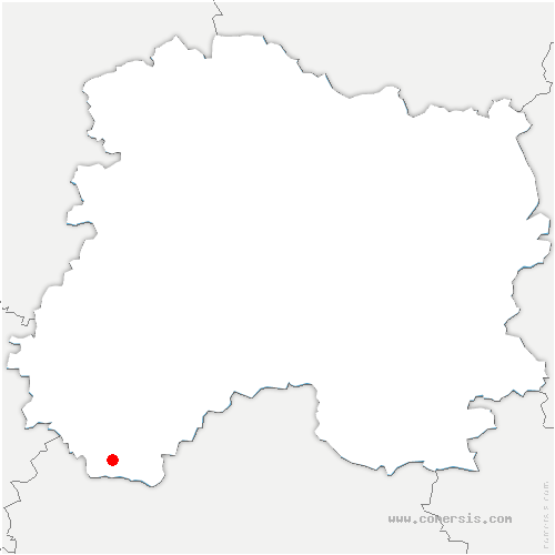 carte de localisation du Châtelet-sur-Retourne