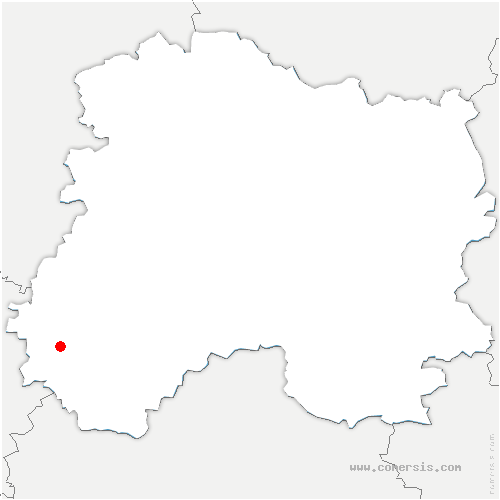 carte de localisation de Châtillon-sur-Morin