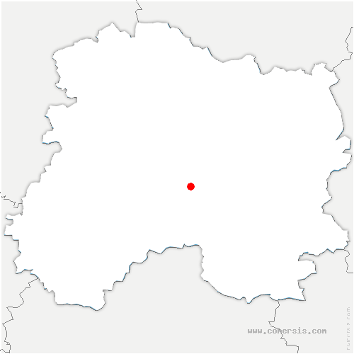 carte de localisation de Cheniers