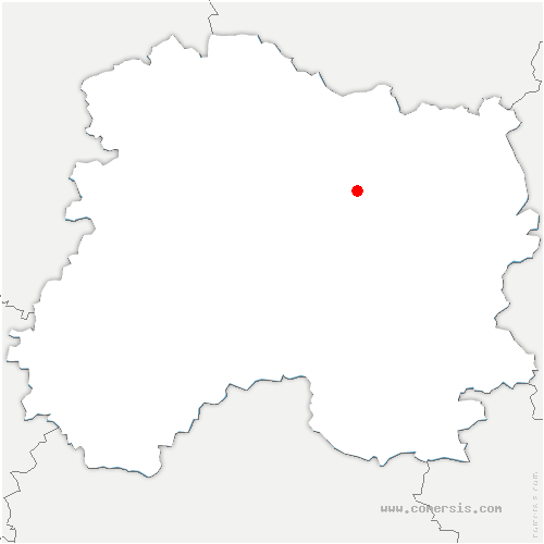 carte de localisation de la Cheppe