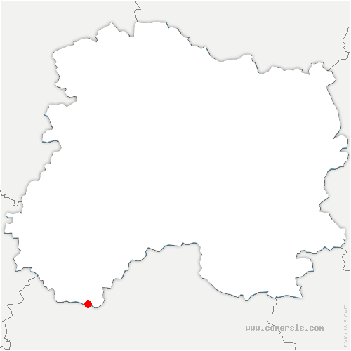 carte de localisation de Clesles