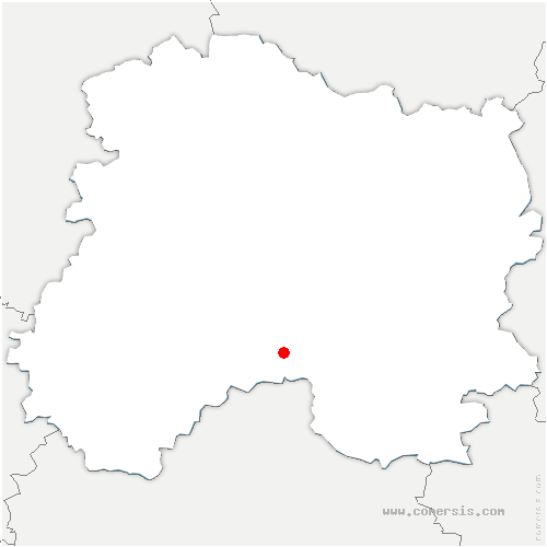 carte de localisation de Cormost