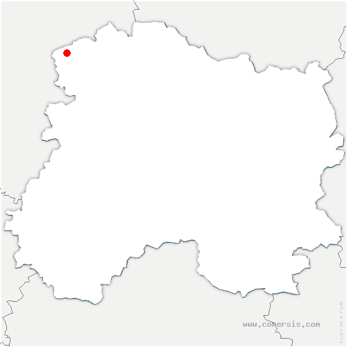 carte de localisation de Courlandon