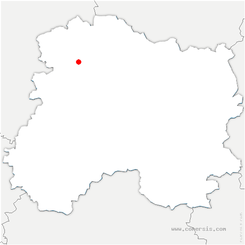 carte de localisation de Courmas