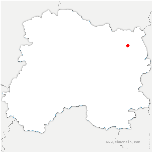 carte de localisation de Courtémont