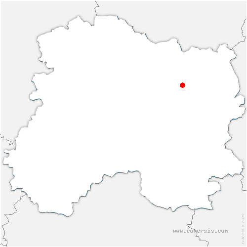 carte de localisation de la Croix-en-Champagne
