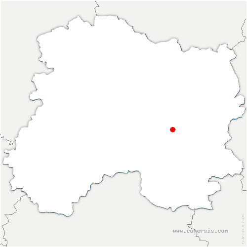 carte de localisation de Dampierre-sur-Moivre