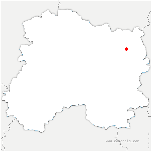 carte de localisation de Dommartin-sous-Hans