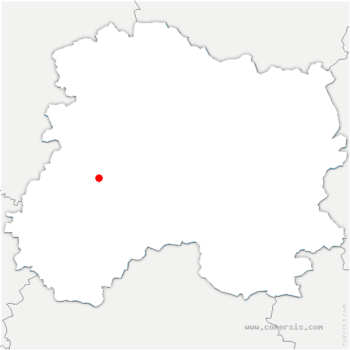 carte de localisation d'Étoges