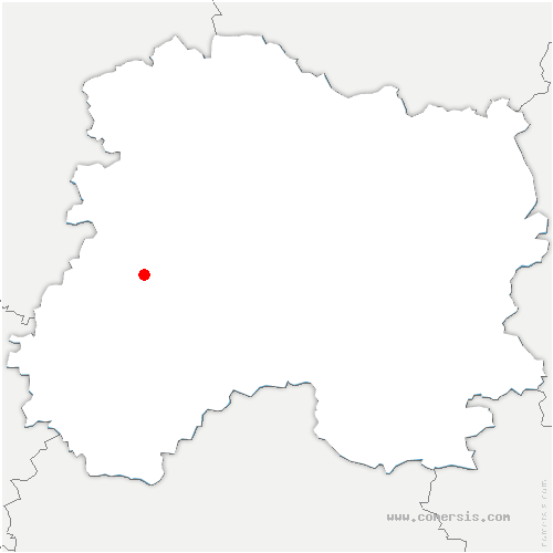 carte de localisation de Faux-Villecerf