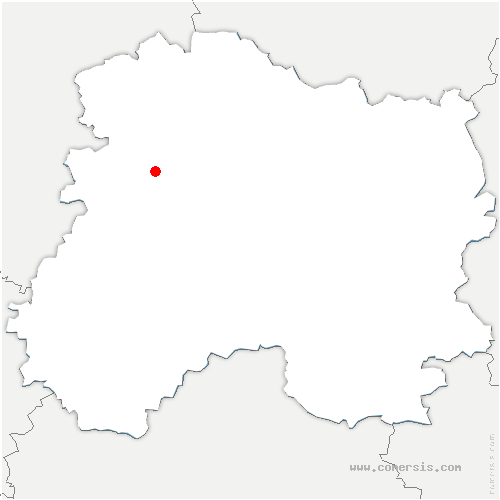 carte de localisation de Fleury-la-Rivière