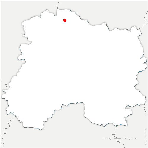 carte de localisation de Fresne-lès-Reims