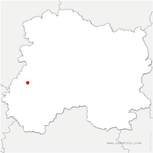 carte de localisation de Fromentières