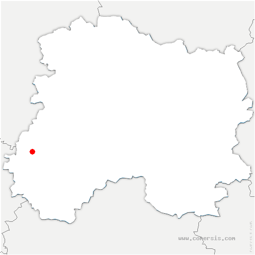 carte de localisation du Gault-Soigny