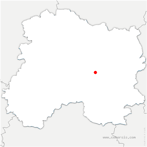 carte de localisation de Géraudot