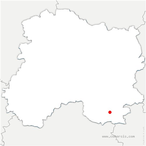 carte de localisation de Gigny-Bussy