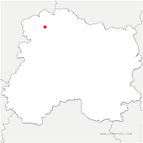 carte de localisation de Gueux