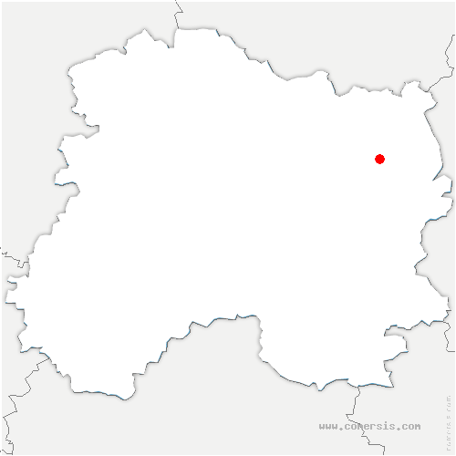 carte de localisation de Hampigny