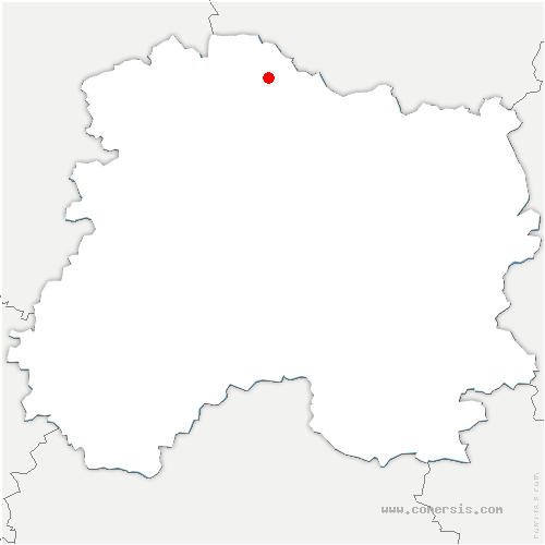 carte de localisation d'Heutrégiville