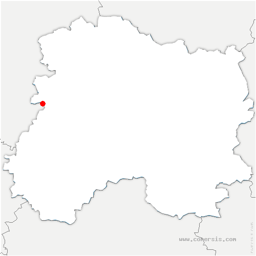 carte de localisation de Igny-Comblizy
