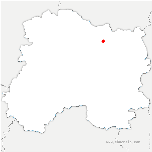 carte de localisation de Jonchery-sur-Suippe